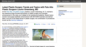 Plastic Surgery Latest Trends Dr. Lauren Greenberg